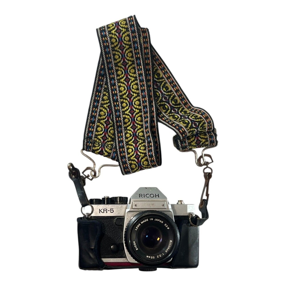 Ricoh KR-5 35mm SLR Film Camera + Lens For Parts